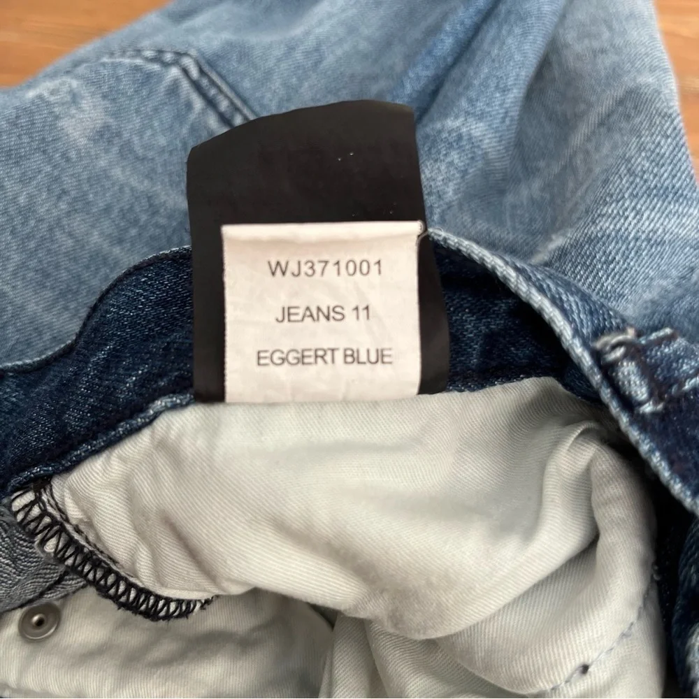 Blk DNM Jeans 11 Eggert Blue. Size 25.